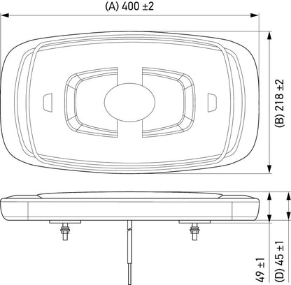 Hella L/Bar Mini 16In Led (Mv Mag Amber)