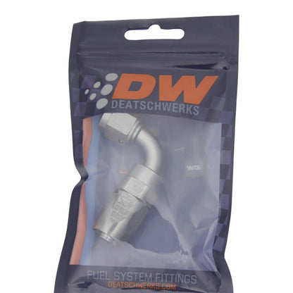 DeatschWerks 6AN Female Swivel 90-Degree Hose End CPE