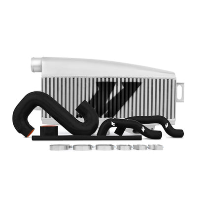 Mishimoto Subaru 02-07 WRX/04-07 STi Top-Mount Intercooler Kit - Silver/Black Hoses - Not For iRHD