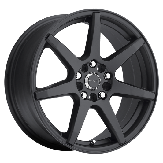 Raceline 131B Evo 17x7.5in / 4x100/4x108 BP / 40mm Offset / 72.62mm Bore - Satin Black Wheel