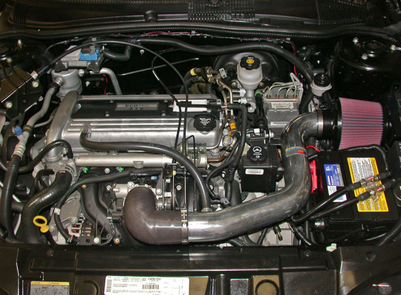 K&N 02-04 Chevy Cavalier L4-2.2L Silver Typhoon Intake