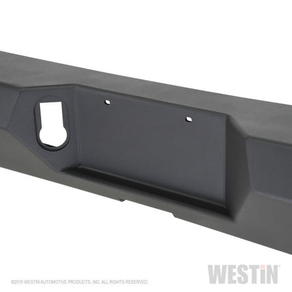 Westin 2020 Jeep Gladiator w/Sensors WJ2 Rear Bumper w/Sensor - Textured Black