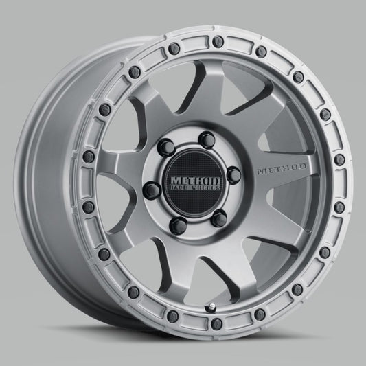 Method MR317 18x9 +18mm Offset 6x5.5 106.25mm CB Matte Titanium Wheel