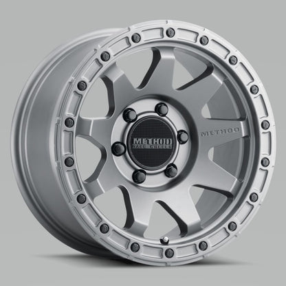 Method MR317 20x9 +18mm Offset 6x5.5 106.25mm CB Matte Titanium Wheel