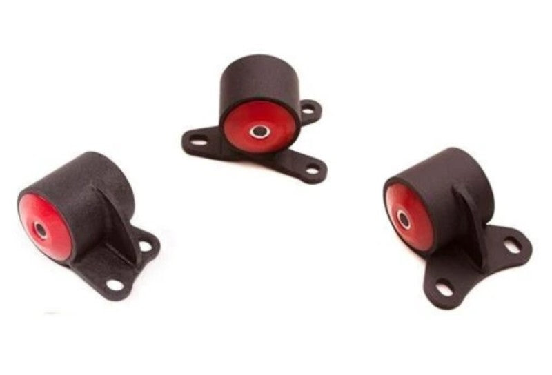 Innovative 94-01 Integra B-Series Black Steel Mounts 95A Bushings (Auto Trans)