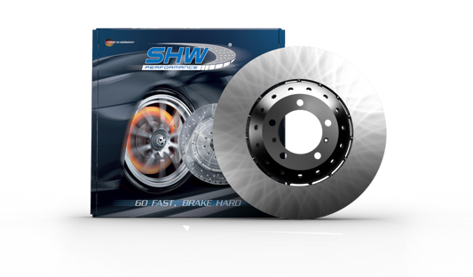 SHW 16-20 Bentley Bentayga 6.0L Rear Smooth Lightweight Brake Rotor (4M0615601N)