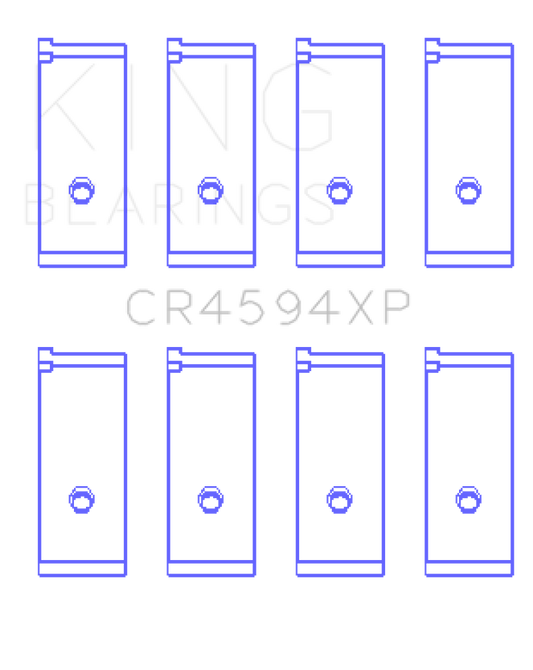 King Suzuki M16A (Size .026) Connecting Rod Bearings (Set of 4)