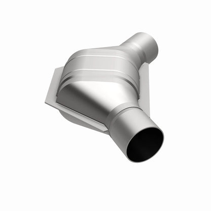 MagnaFlow Universal Catalytic Converter 2.00in Angled In/Out Frnt CA