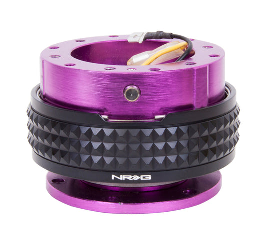 NRG Quick Release Kit - Pyramid Edition - Purple Body / Black Pyramid Ring