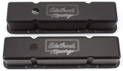 Edelbrock Valve Cover Victor Series Chevrolet 1959-1986 262-400 CI V8 Tall Black