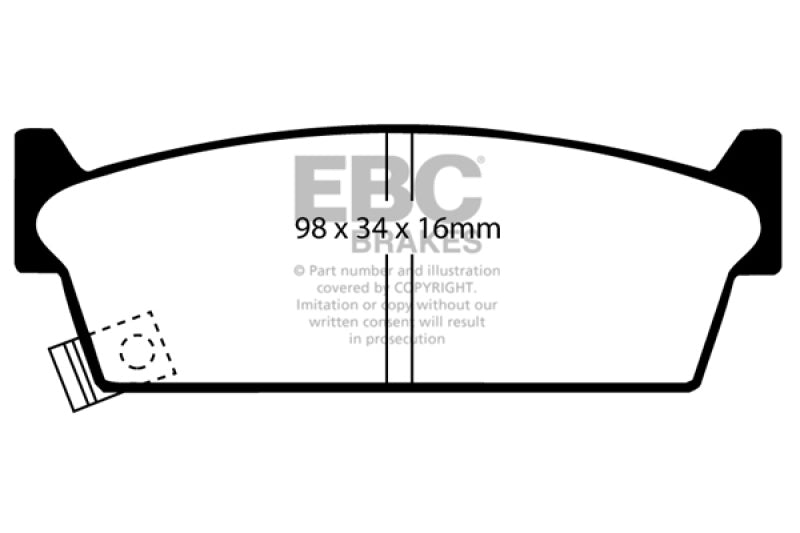 EBC 90-93 Infiniti M30 3.0L Ultimax2 Rear Brake Pads