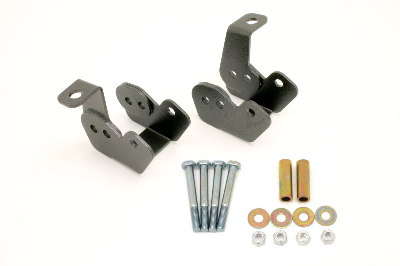 BMR 82-02 3rd Gen F-Body Bolt-On Control Arm Relocation Brackets - Black Hammertone