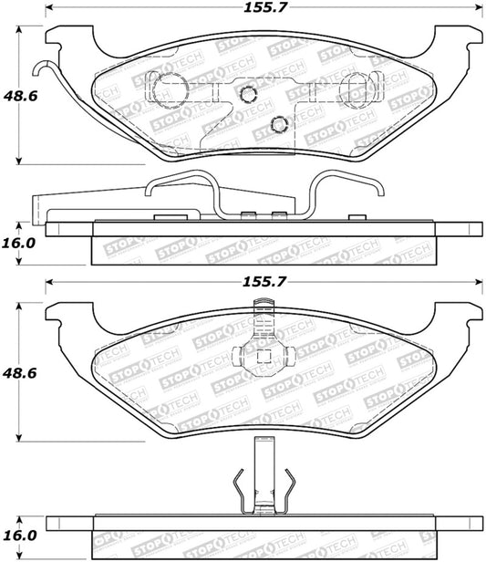 StopTech Street Brake Pads