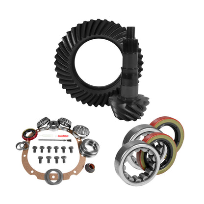 Yukon Gear 8.8in Ford 3.55 Rear Ring & Pinion Install Kit 2.53in OD Axle Bearings and Seals