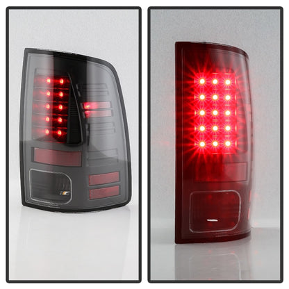 Spyder 13-18 Dodge Ram 2500/3500 LED Tail Lights LED Model Only - All Black (ALT-YD-DRAM13-LED-BKV2)