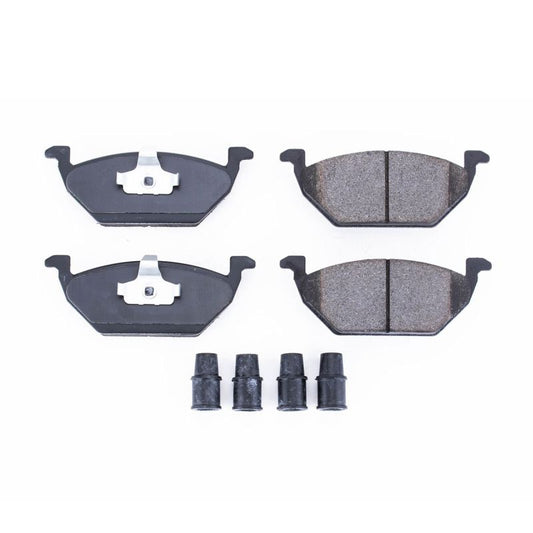 Power Stop 1998 Volkswagen Beetle Front Z17 Evolution Ceramic Brake Pads w/Hardware