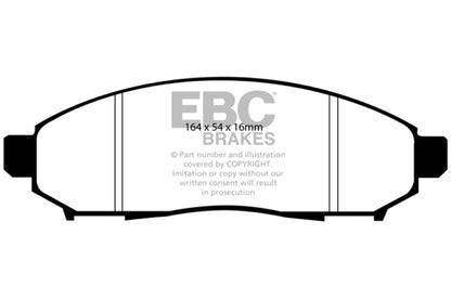 EBC 05+ Nissan Frontier 2.5 2WD Ultimax2 Front Brake Pads