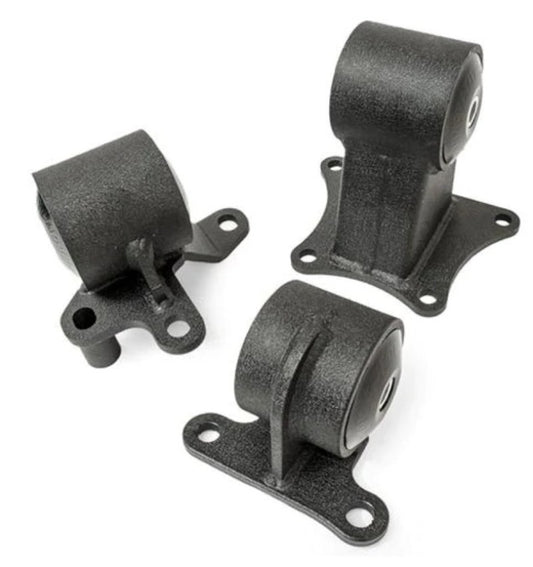 Innovative 90-93 Accord F-Series Black Steel Mounts 75A Bushings