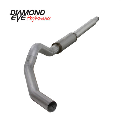 Diamond Eye KIT 5in Catback MFLR RPLCMENT PIPE Single AL: 03-07 FORD 6.0L F250/F350