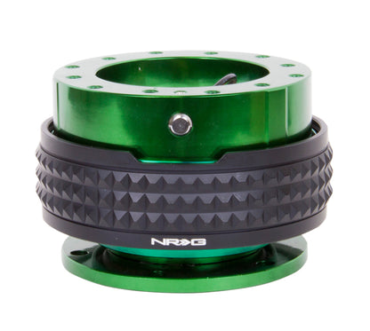 NRG Quick Release Kit - Pyramid Edition - Green Body / Black Pyramid Ring