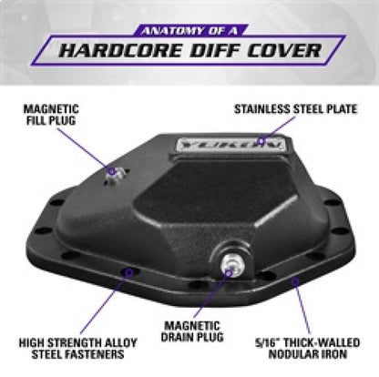 Yukon Gear Hardcore Diff Cover for 14 Bolt GM Rear w/ 8mm Cover Bolts