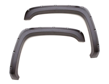 Lund 14-15 GMC Sierra 1500 RX-Rivet Style Smooth Elite Series Fender Flares - Black (2 Pc.)