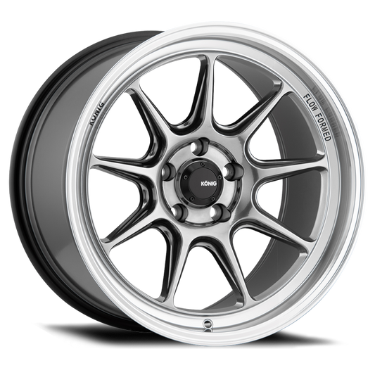 Konig Countergram 18x8.5 5x120 ET35 Hyper Chrome / Machined Lip