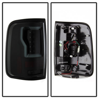 Spyder Ford F150 04-08 Styleside Tail Light V2 - LED - Black Smoke ALT-YD-FF15004V2-LBLED-BSM