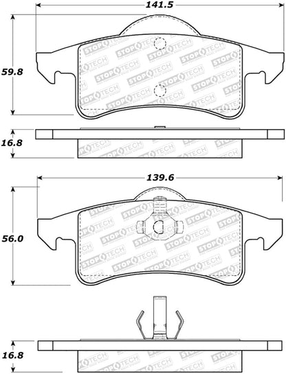 StopTech Street Brake Pads