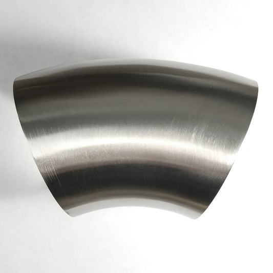 Stainless Bros 2.75in SS304 45 Deg Mandrel Bend Elbow - 1D Radius 16GA/.065in Wall (No Leg)