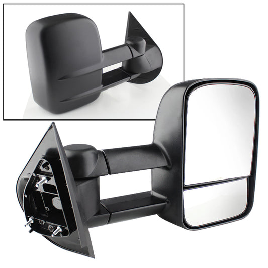 xTune Chevy Silverado 07-12 Manual Extendable Power Heated Adjust Mirror Right MIR-CSIL07-PW-R