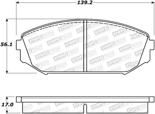 StopTech Street Select Brake Pads