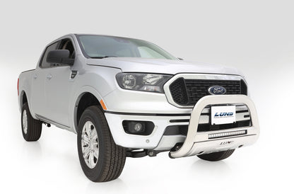 Lund 2019 Ford Ranger Bull Bar w/Light & Wiring - Polished Stainless