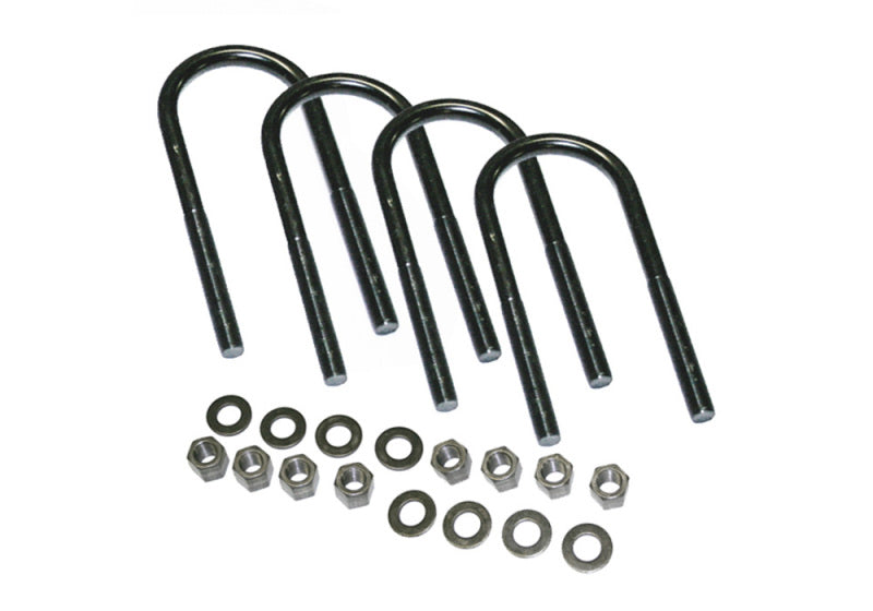 Superlift U-Bolt 4 Pack 5/8x3-7/8x15 Round w/ Hardware