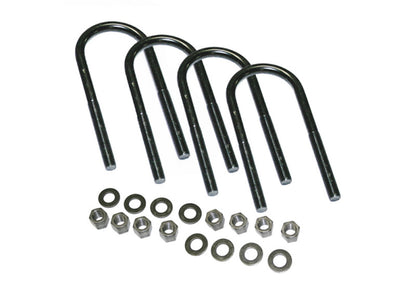 Superlift U-Bolt 4 Pack 1/2x2 7/8x10 Round w/ Hardware