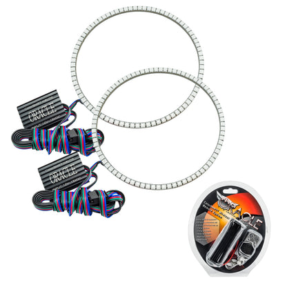 Oracle Jeep Wrangler JL/Gladiator JT LED Surface Mount Headlight Halo Kit - ColorSHIFT SEE WARRANTY