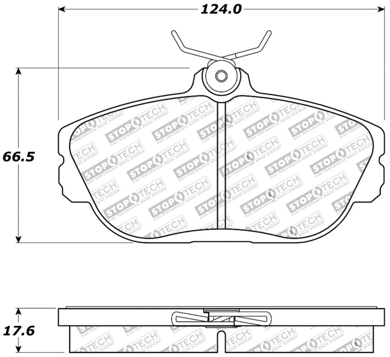 StopTech Fleet Performance Brake Pads