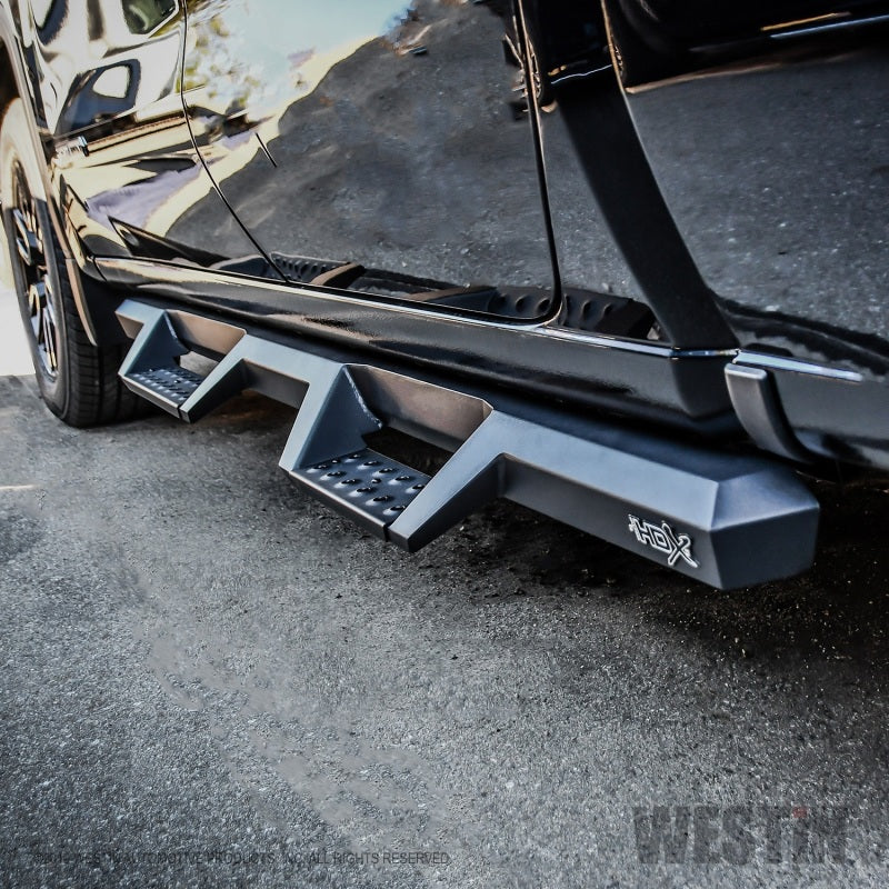 Westin 19-20 Chevrolet Silverado / GMC Sierra 1500 Double Cab HDX Drop Nerf Step Bars - Textured Blk