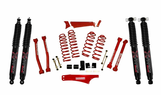 Skyjacker 4"KIT,07-09JK RED W/BLK MAX