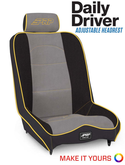 PRP Daily Driver High Back Extra Wide Suspension Seat