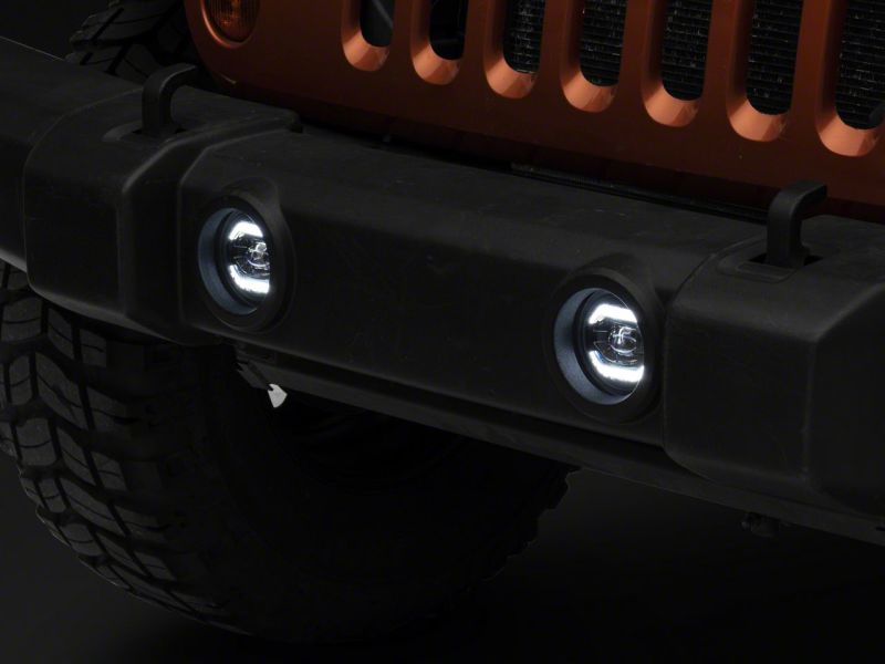 Raxiom 10-23 Jeep Wrangler JK & JL Axial Series LED DRL Fog Lights