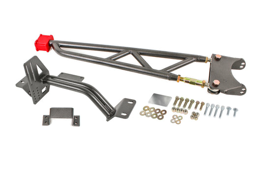 BMR 93-02 F-Body w/o DSL Torque Arm Tunnel Mount (For Long Tube Headers) - Black Hammertone