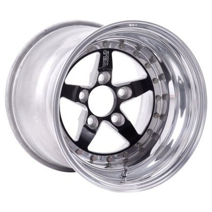 Weld Weldstar 15x6 / 5x4.75 BP / 3.5in. BS Black Wheel - Non-Beadlock