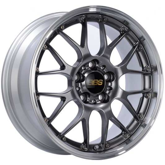 BBS RS-GT 18x9.5 5x130 ET48 CB71.6 Diamond Black Center Diamond Cut Lip Wheel