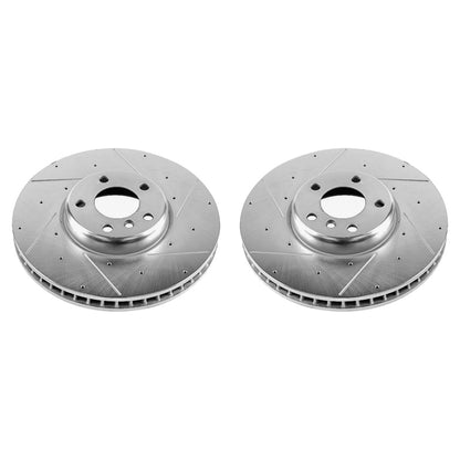 Power Stop 10-17 BMW 535i GT Front Evolution Drilled & Slotted Rotors - Pair