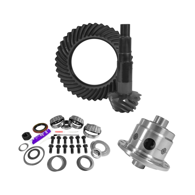 Yukon Gear 11.25in Dana 80 4.11 Rear Ring & Pinion Install Kit 35 Spline Positraction 4.125in BRG