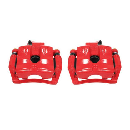 Power Stop 10-11 Cadillac SRX Rear Red Calipers w/Brackets - Pair