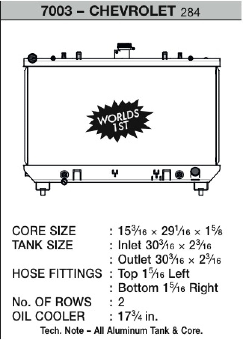 CSF 10-12 Chevrolet Camaro V8 Radiator