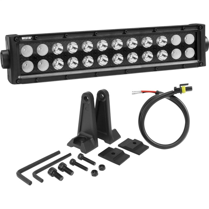 Westin B-FORCE LED Light Bar Double Row 12 inch Combo w/3W Cree - Black