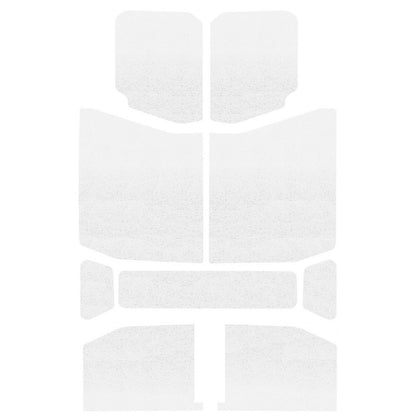 DEI 18-23 Jeep Wrangler JL 4-Door Boom Mat Headliner - 9 Piece - White